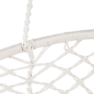 Chaise hamac macramé Océan avec coussin