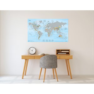 Carte du monde à gratter Randonnées