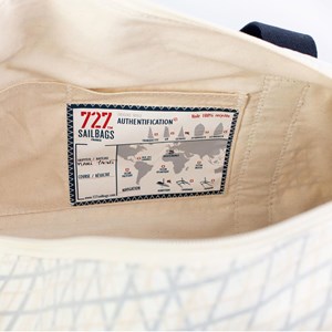 Sac polochon en voile recyclée