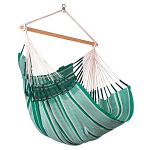 Chaise hamac verte coton bio