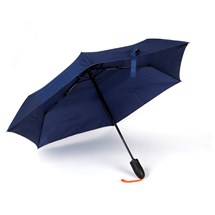 Parapluie De Voyage Tumella Coupe-vent Compact Gris - Le Plus Résistant !