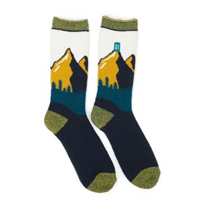 Chaussettes fines Heat Holder 39-45 Bleu