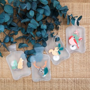 4 chaufferettes à main animaux des bois