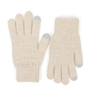 Gants tactiles Ecru
