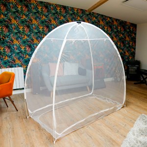 Moustiquaire de lit 1 place autoportante