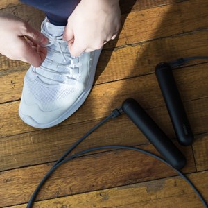 Corde à sauter connectée Rookie Noir