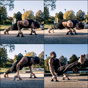 Poignées de pompes en bois Pullup & Dip