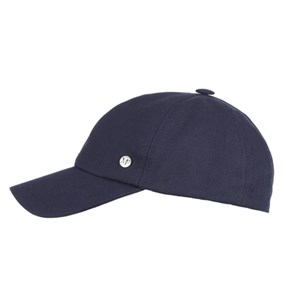 Casquette anti-UV en coton bleu marine 57