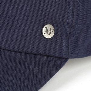 Casquette anti-UV en coton bleu marine 57