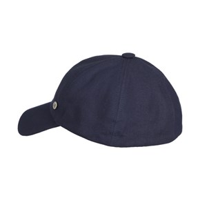 Casquette anti-UV en coton bleu marine 60