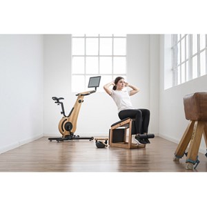 Banc de musculation en bois simili cuir