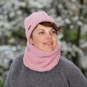 Bonnet en fibre recyclée Pulse Rose
