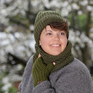 Bonnet en fibre recyclée Pulse Kaki