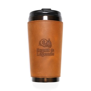 Mug de voyage cuir