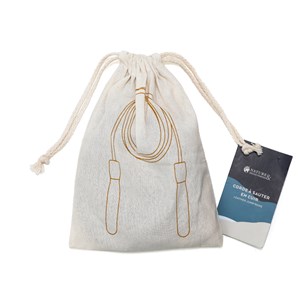 Corde à sauter ajustable en bois