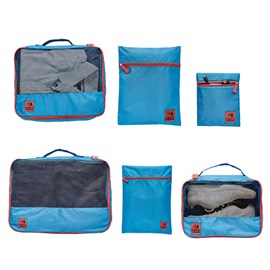 Set 6 pochettes de voyage