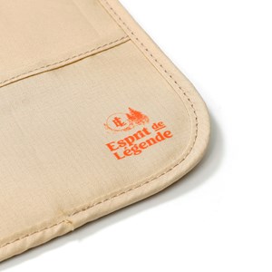 Pochette secrète tour de cou beige