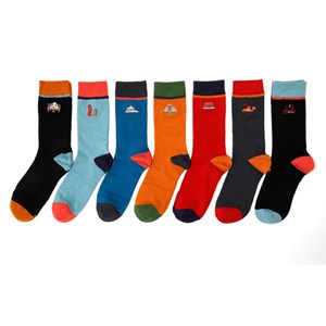 Semainier chaussettes 7 Merveilles 42-45