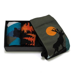 Coffret chaussettes forêt