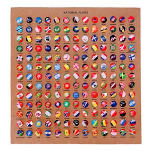 Punaises drapeaux du monde