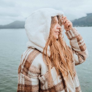 Capuche tour du cou polaire