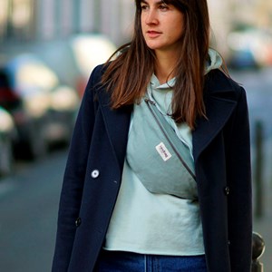 Sac banane coton bio Olivia Hindbag Vert