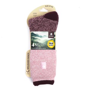 Chaussettes fines Heat Holders 37/42 Rose