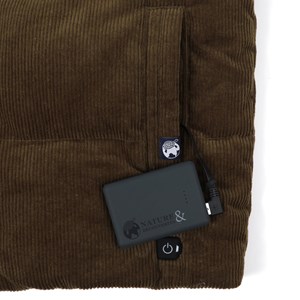 Doudoune chauffante en velours S