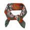 Foulard en soie Les Belles Vagabondes Kaki