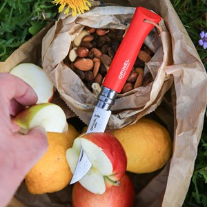Couteau Opinel n°8 Baroudeur rouge