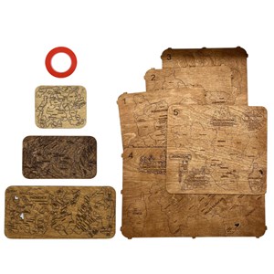 Carte vignobles de France en bois