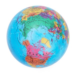 Globe terrestre rotatif lumineux