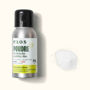 Poudre de douche verveine citron bio