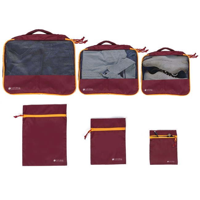 Set 6 pochettes de voyage