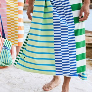 Serviette de plage en microfibres