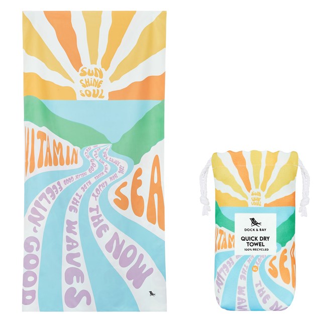 Serviette de plage microfibre Sea