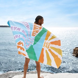 Serviette de plage microfibre Sea