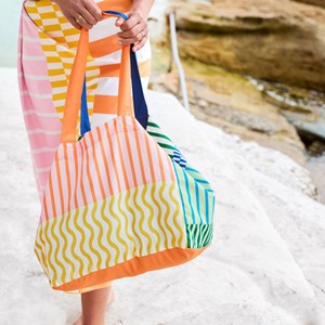 Sac cabas pliable recto verso