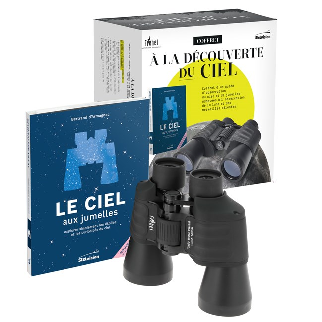 Coffret observation le ciel aux jumelles