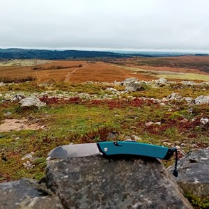 Couteau pliant Glenn Glaz bleu