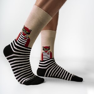 Coffret chaussettes chat M