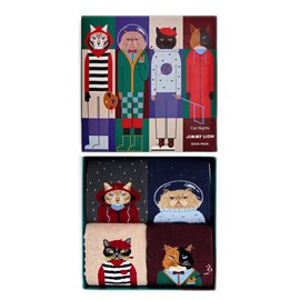 Coffret chaussettes chat