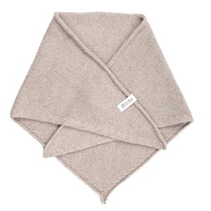 Sophie Scarf en laine recyclée mixte Beige