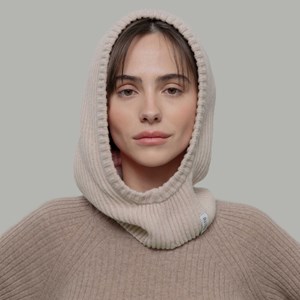 Cagoule en laine recyclée