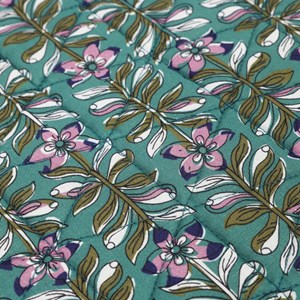 Housse de protection ordinateur en coton Vert