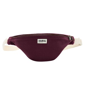Sac banane coton bio Olivia Hindbag Prune