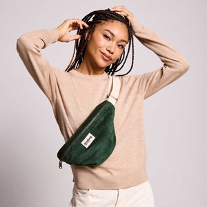 Sac banane velours bio Olivia Hindbag