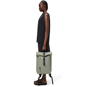 Sac à dos roll-top imperméable Rains Sable