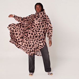 Poncho de pluie recyclé Rainkiss Léopard
