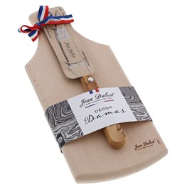 Planche à découper avec couteau